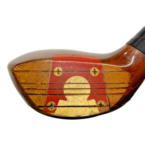 MacGregor Tourney DX2W Keyhole Persimmon 3 Wood RH Steel 42" Victory Cord Grip