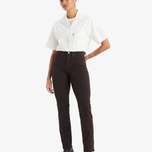 Levi's 314 Jeans Women's 27x30 Mole Denim Mid Rise Straight Leg 5-Pocket PAL165