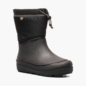 Bogs Snow Shell 72868-001 Boots Kids 6 M Black Fleece Lined Waterproof HTAT935