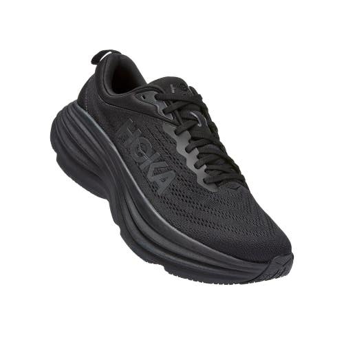 Hoka One One Bondi 8 1123202-BBLC Sneakers Men's 13 Black Running Shoes HTAT644
