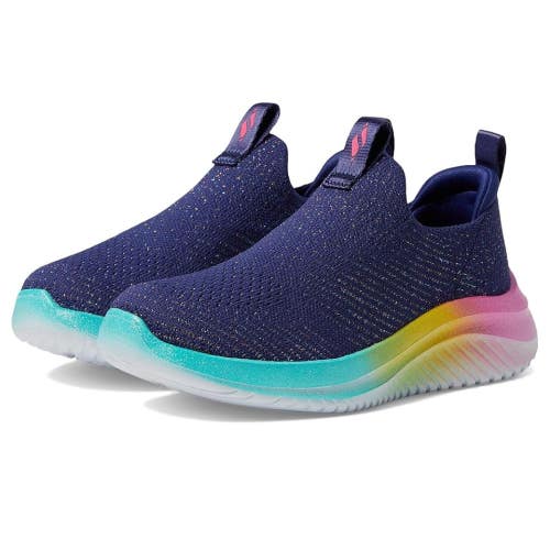 Skechers Ultra Flex 3.0 - Shimmer Stroll Girls US 11 Navy Comfort Shoes HTAT887