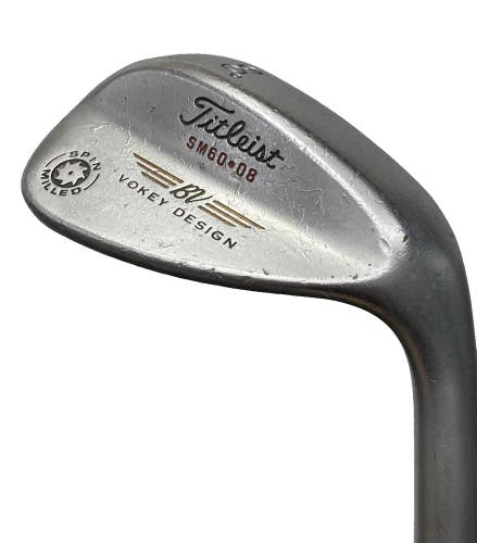Titleist Vokey Design SM Lob Wedge 60*08  RH Stiff Steel 35" New Midsize Grip