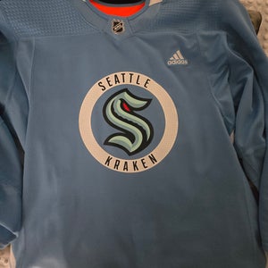 Seattle Kraken Practice Jersey Adidas Made in Canada Size 56