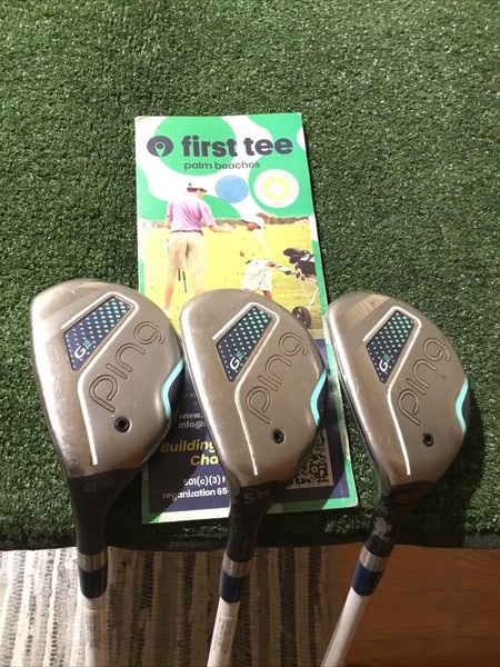 Ping Left Handed Ladies G Le Hybrids Set (4H, 5H, 6H) ULT230 Graphite Shafts LH