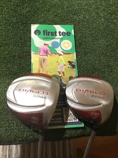 Callaway Ladies Diablo Edge Woods Set (3W & 7W) 50g Graphite Shafts (Read)
