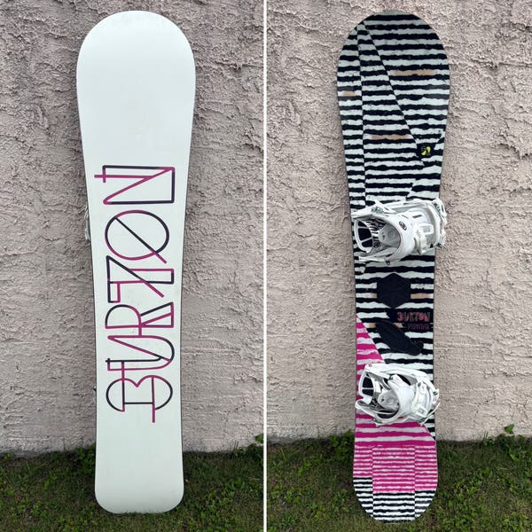 burton flow snowboard Bender with Minx Bindings Channel the effortless style of Burton rider Mark McMorris with this twin shape thats tuned to pack power when you need it BURTON FLUID SNOWBOARD SIZE 154