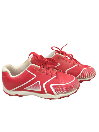 Used Athletic Works A214001HU BB/SB Cleats Red Junior 01 11862-S000093972