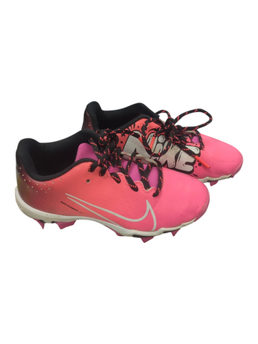 Used Nike FZ8655-600 PINK/WHT/BLK CLEATS BB/SB Cleats Pink Youth 13.0 11862-S000093984