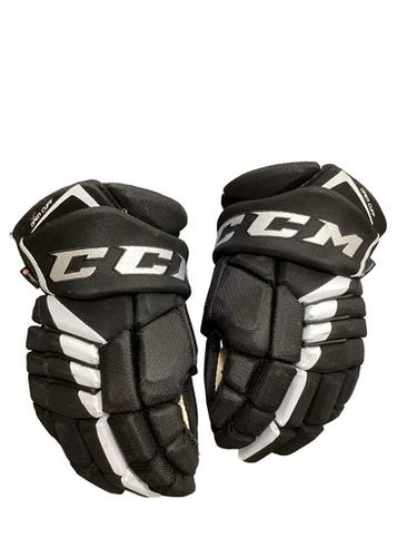Used CCM FT4 PRO FLEXTHUMB Senior Gloves Black 14" 11613-S000180721