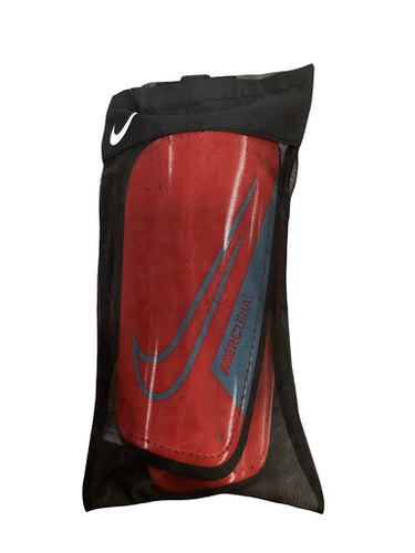Used Nike Soccer Shin Guards Junior Red LG 11613-S000180785