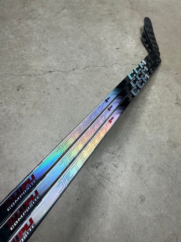 3 PACK - 75 Flex P28 Senior CCM Jetspeed FT8 Pro Left Hand Hockey Stick Pro Stock (New)