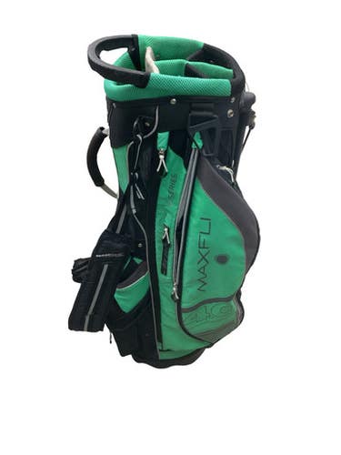 Used Maxfli U SERIES STAND BAG Mens Stand Bag Black And Green 11760-S000090769