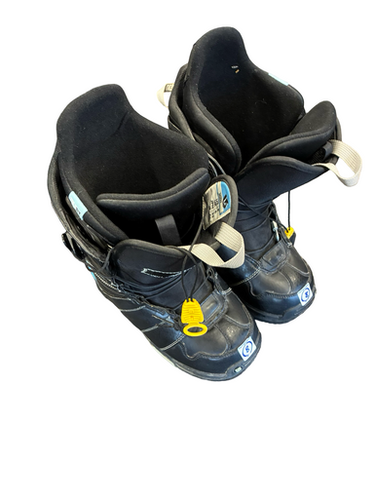 Used Burton IMPRINT 1 Womens Snowboard Boots Black Senior 8 11682-S000128213