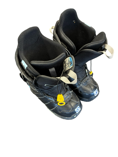 Used Burton IMPRINT 1 Womens Snowboard Boots Black Senior 8 11682-S000128213