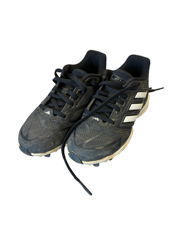 Used Adidas CLEATS BB/SB Cleats Black Youth 13.0 11682-S000128267