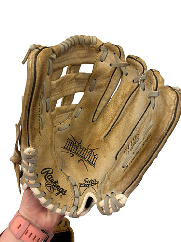 Used Rawlings HIGHLIGHT SERIES BB/SB Glove RH Throw Grey 11 1/2" 11682-S000128363