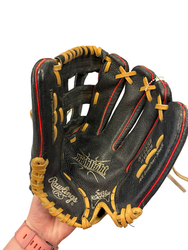 Used Rawlings HIGHLIGHT SERIES BB/SB Glove RH Throw Black 11 1/2" 11682-S000128362