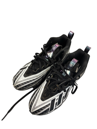 Used Adidas Jr FB Cleats Black Junior 04.5 11682-S000128340