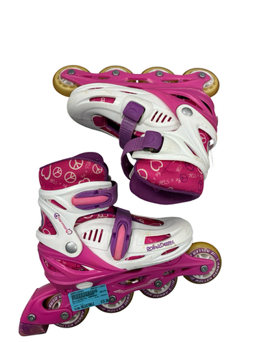 Used RollerDerby HARMONY Junior Rec Fitness Skates Pink Adjustable 11682-S000128391