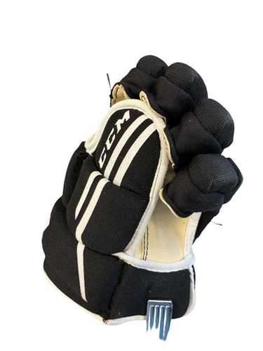 Used CCM TACKS 4R2 GLOVES Junior Gloves Black 9" 11682-S000128465
