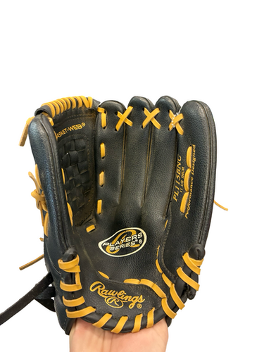 Used Rawlings PLAYERS SERIES BB/SB Glove RH Throw Black 11 1/2" 11682-S000129306