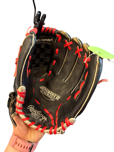 Used Rawlings PLAYMAKER BB/SB Glove RH Throw Black 11" 11682-S000130795