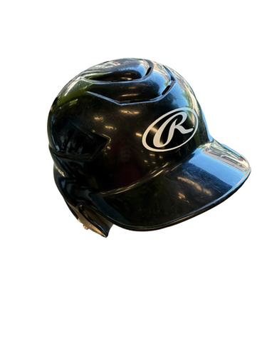 Used Rawlings BB HELMET Batting Helmet No Mask Black MD 11682-S000130833