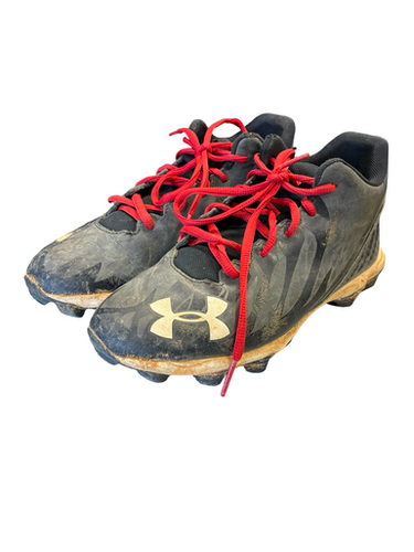 Used Under Armour CLEATS BB/SB Cleats Navy Blue Junior 03 11682-S000127738