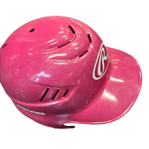 Used Rawlings BB HELMET Batting Helmet No Mask Pink SM 11682-S000130895