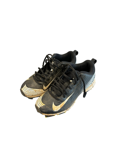 Used Nike VAPOR BB/SB Cleats Black Junior 01 11682-S000130940
