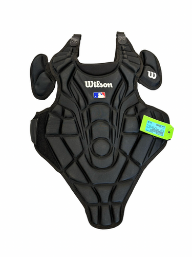 Used Wilson CHEST PROTECTOR Catchers Chest Protector Black Intermed 11682-S000130942