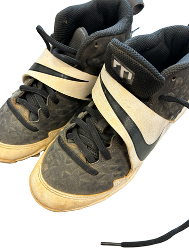 Used Nike TROUT 2 BB/SB Cleats Black Junior 02 11682-S000130911