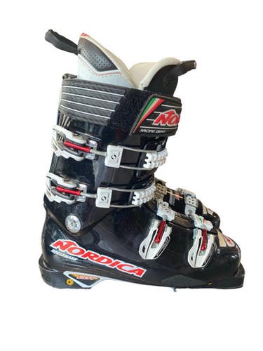 Used Nordica DOBERMAN Mens DH Ski Boot Black 270 MP - M09 - W10 11883-S000160517