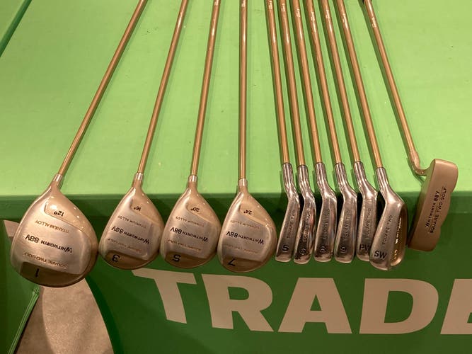 Used Women's Square Two Right Handed Golf Set | DR, 3 Woods, Irons, Putter
