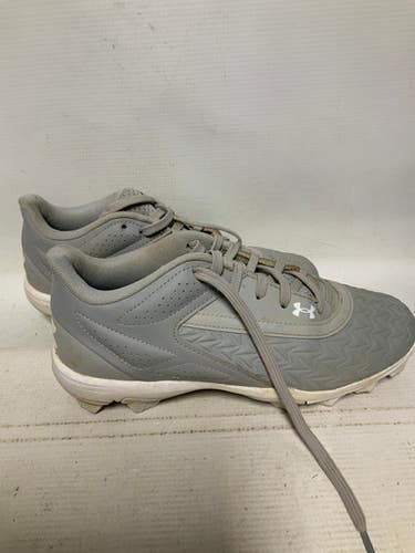 Used Under Armour BSBL BB/SB Cleats Grey Junior 05 11823-S000038617