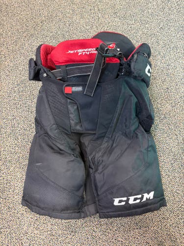 Black Senior Small CCM JetSpeed FT4 Pro Hockey Pants (Used)