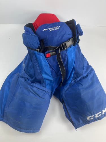 Used Senior Small CCM JetSpeed FT485 Hockey Pants - Royal