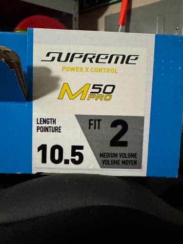 2024 Bauer Supreme M50 Pro Hockey Skates Regular Width 10.5 (Used)