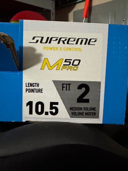 2024 Bauer Supreme M50 Pro Hockey Skates Regular Width 10.5 (Used)