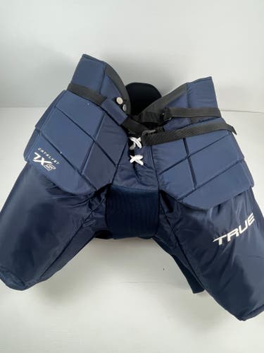 New Senior Large True Catalyst 7X5 Hockey Goalie Pants - Navy