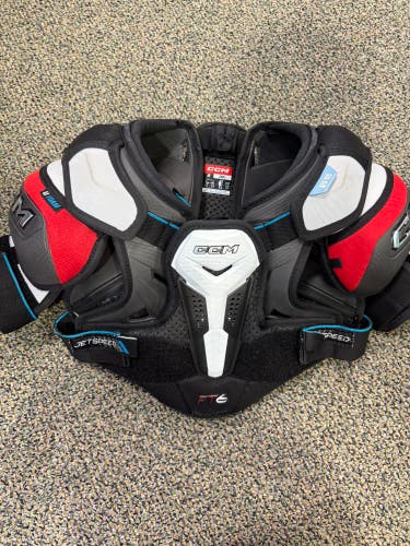 Small Junior CCM JetSpeed FT6 Shoulder Pads (Used)