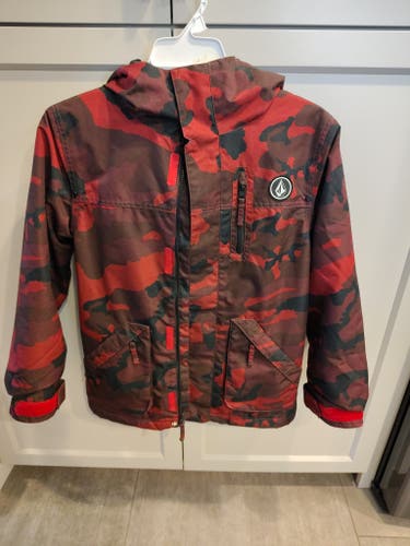 Red Men's Youth Medium Volcom Jacket