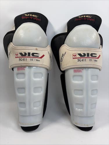 VIC VPD SG411 Ice Hockey Shin Pads, 15"