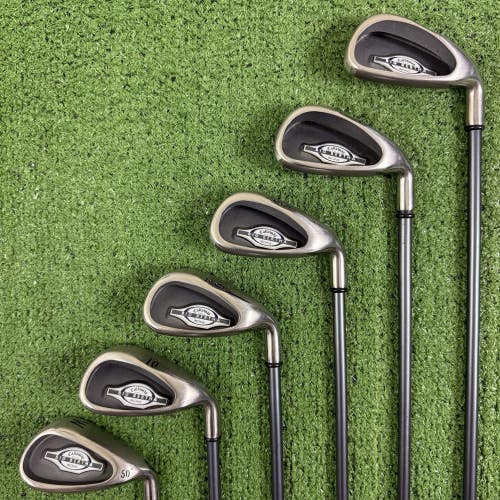 Callaway Big Bertha 2002 Iron Set 6-PW GW RCH 65 Womens Ladies Flex Graphite