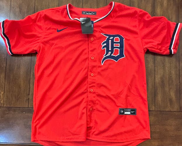 Detroit Tigers Spencer Torkelson Adult Large (Orange) Alternate Jersey NWT