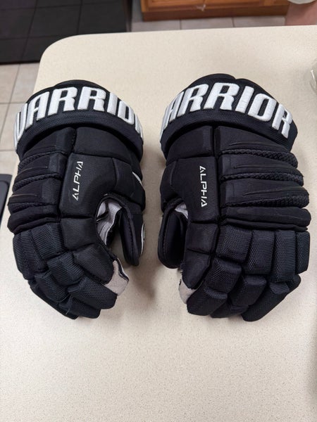 Dallas stars blake comeau Warrior Alpha Gloves 14" Pro Stock (Used)