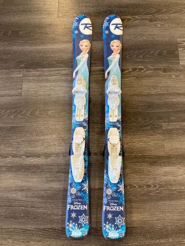 Kid's Rossignol Frozen 110cm Skis + Kid LookX Bindings