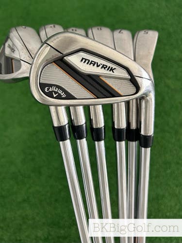 Callaway Mavrik Iron Set 5-A / True Temper Elevate 95 Stiff