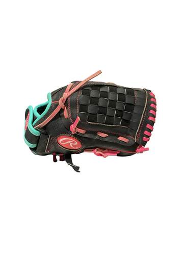Used Rawlings HIGHLIGHT BB/SB Glove RH Throw Black 11 1/2" 11834-S000049609
