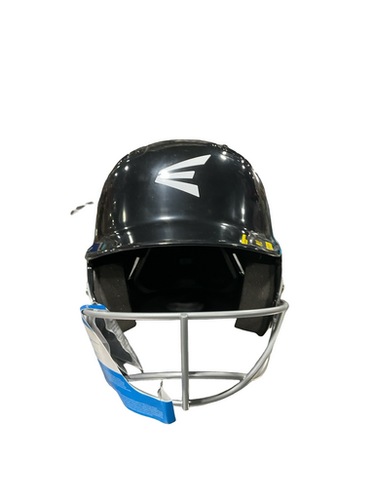 Used Easton BLK 6 5/8- 7 1/4 HELMET Batting Helmet w/Mask Black MD 11834-S000049563